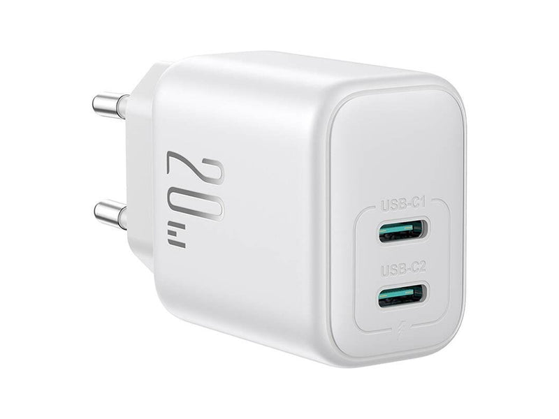 Joyroom JR-TCF12 Dual-Port (2C) 20W Power Charger (white)