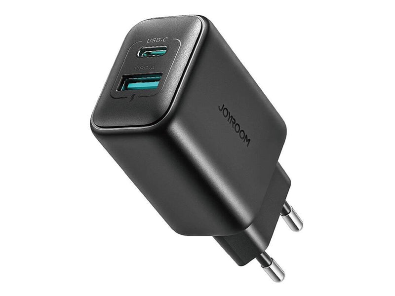 Joyroom JR-TCF13 Dual-Port (A+C) 25W Power Charger (black)