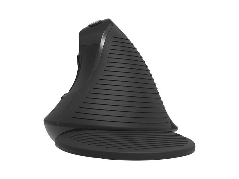 DeLUX M618G DB + BT wireless vertical mouse - Ergonomische Maus (Schwarz)