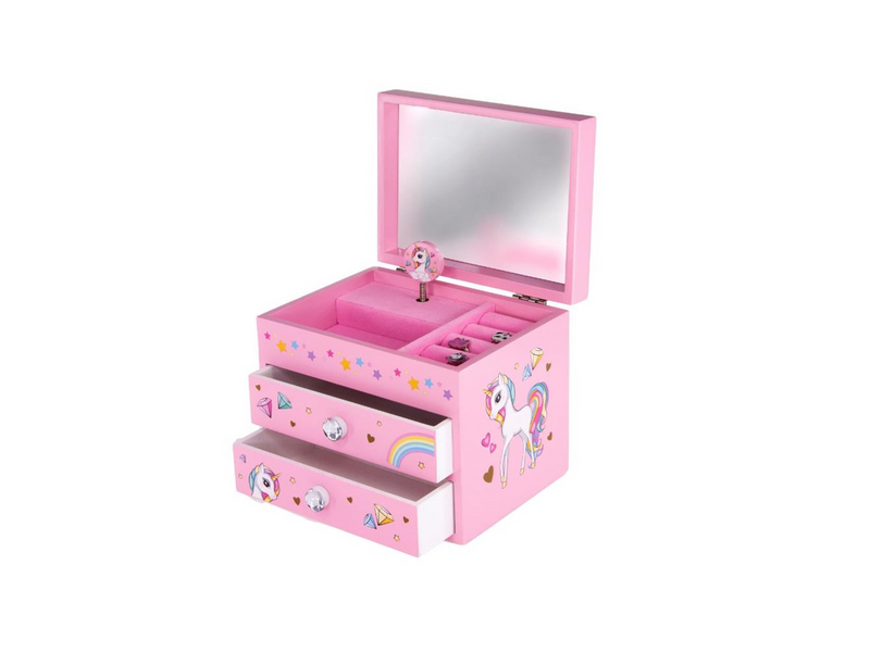 Tinka Jewelry Box with Music - Unicorn
