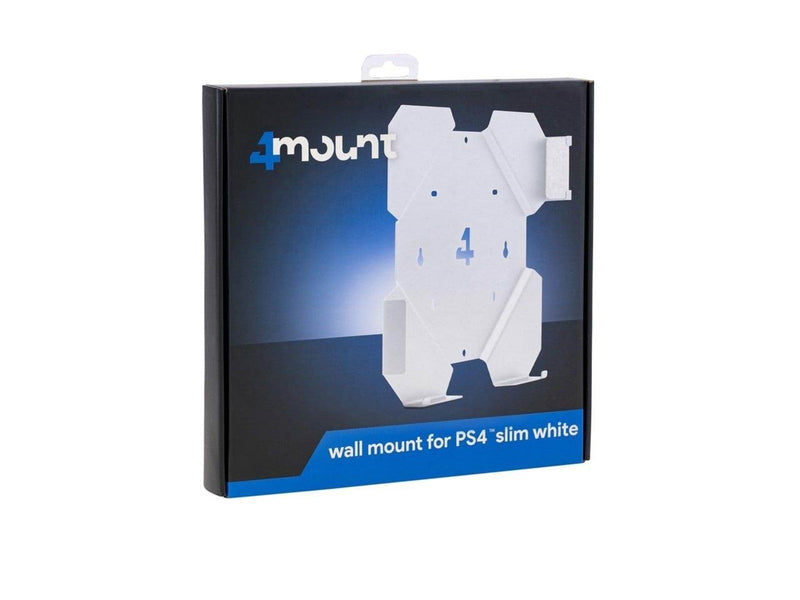 4Mount White Bundle - Wall Mount - Sony PlayStation 4 Slim