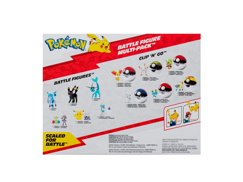 Pokemon Battle Figure Multi-Pack - 6 figures