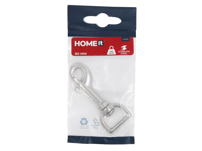Homeit Carabiner 80 mm stainless steel