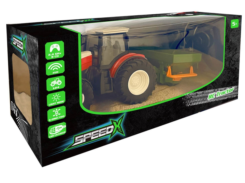 Power X RC Tractor with Seed Wagon