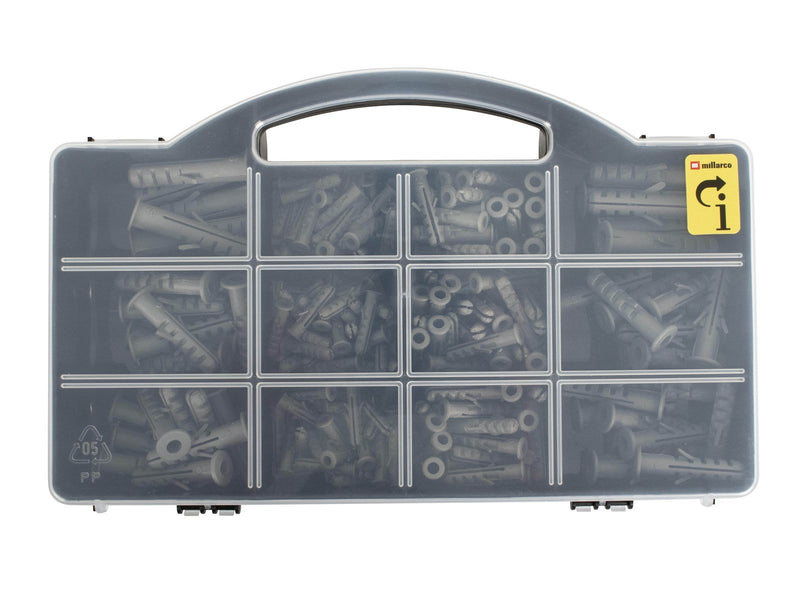 Homeit assorted plugs in assortment box with 230 pieces