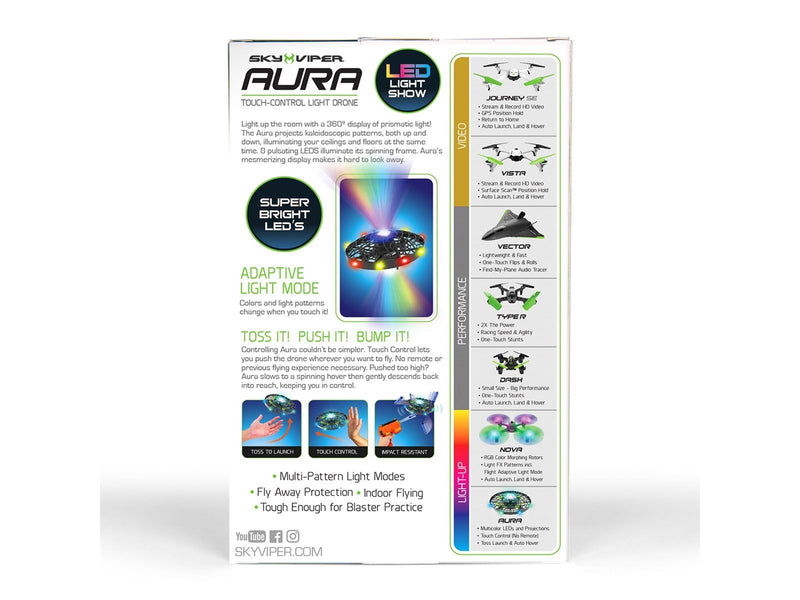 Sky Viper AURA FORCE Light-up Gesture Controlled Drone