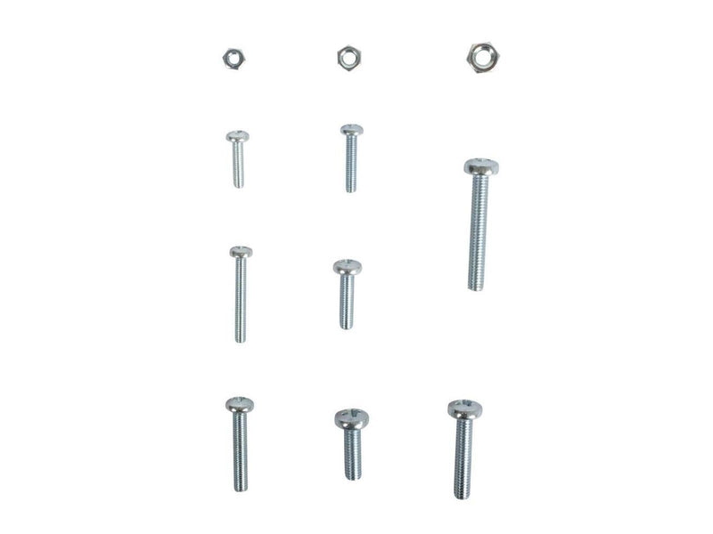 Homeit Machine screws and nuts in assortment box with 210 parts