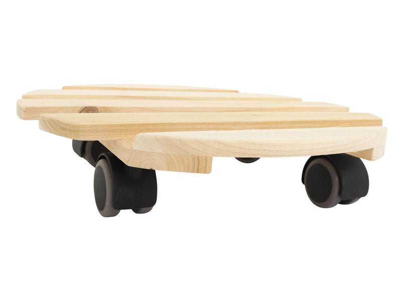 Homeit Jar cart round made of wood 30 cm