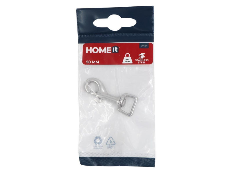 Homeit Carabiner hook 50 mm stainless steel