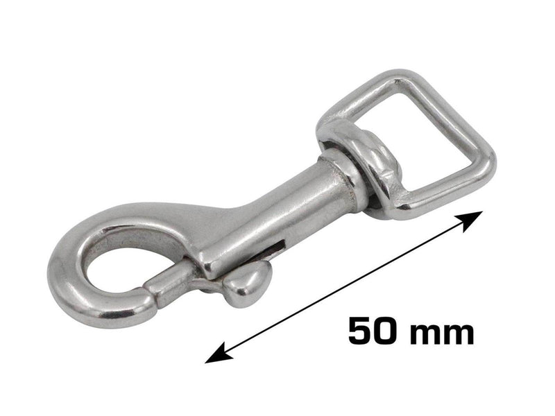 Homeit Carabiner hook 50 mm stainless steel