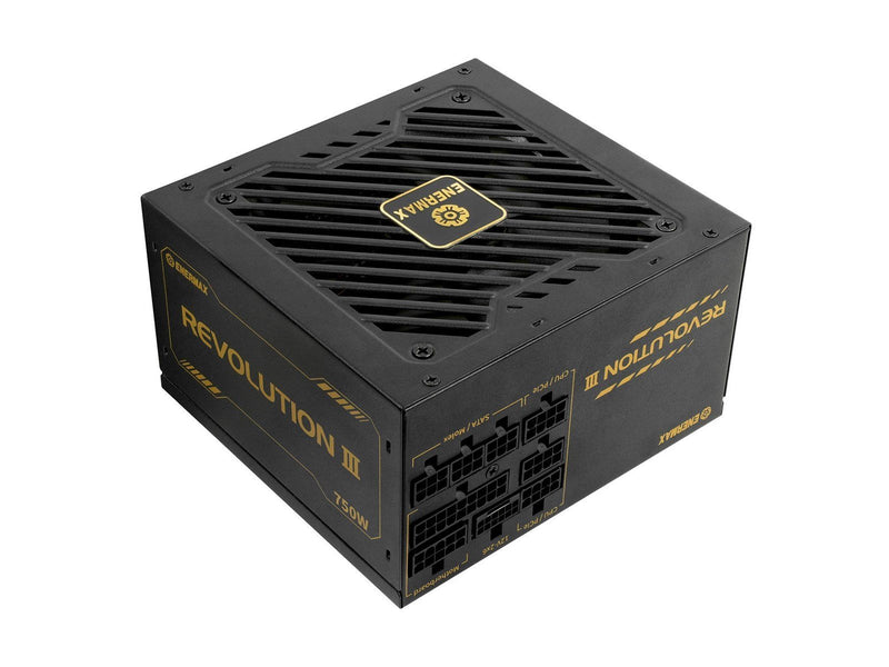 Enermax REVOLUTION III Netzteile - 750 Watt - 120 mm - ATX 3.1 - 80 Plus Gold zertifiziert