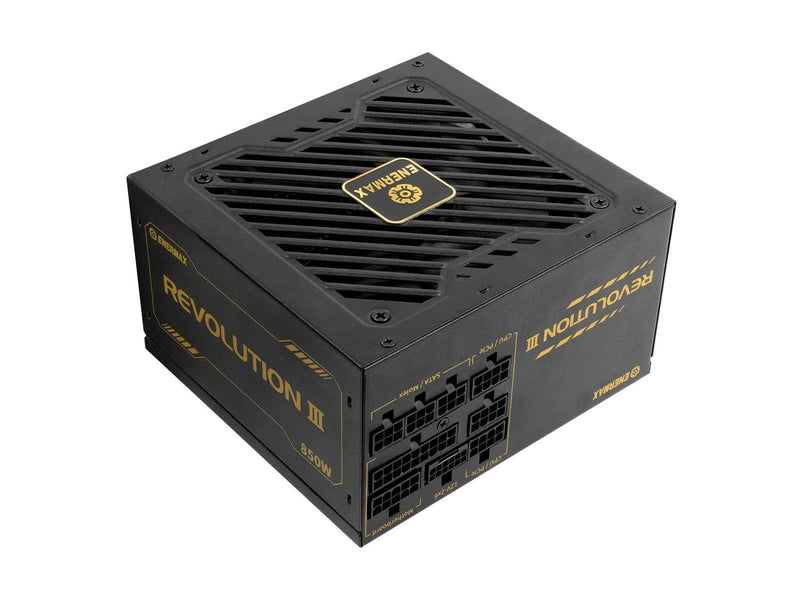Enermax REVOLUTION III Netzteile - 850 Watt - 120 mm - ATX 3.1 - 80 Plus Gold zertifiziert