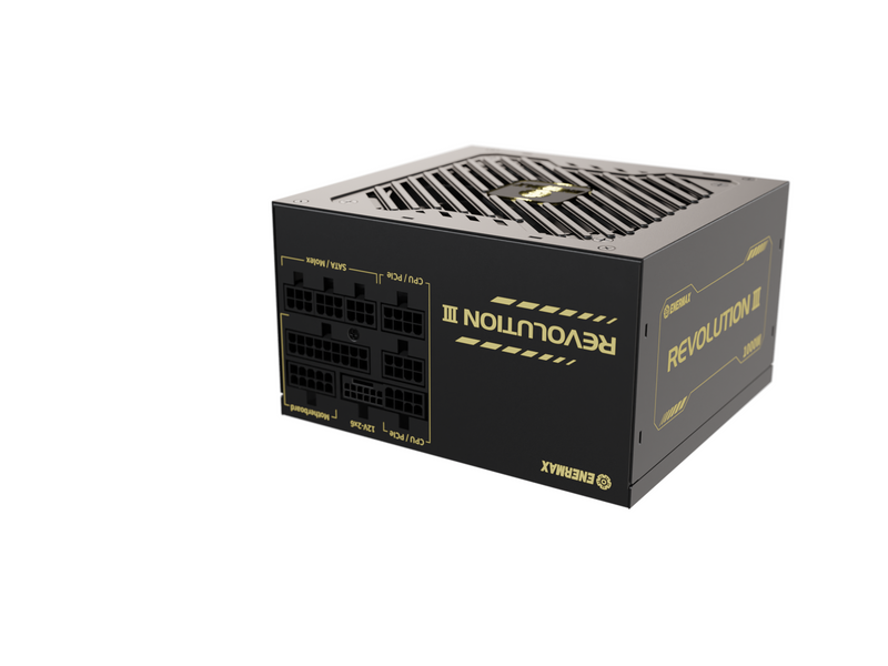 Enermax REVOLUTION III Netzteile - 1000 Watt - 120 mm - ATX 3.1 - 80 Plus Gold zertifiziert