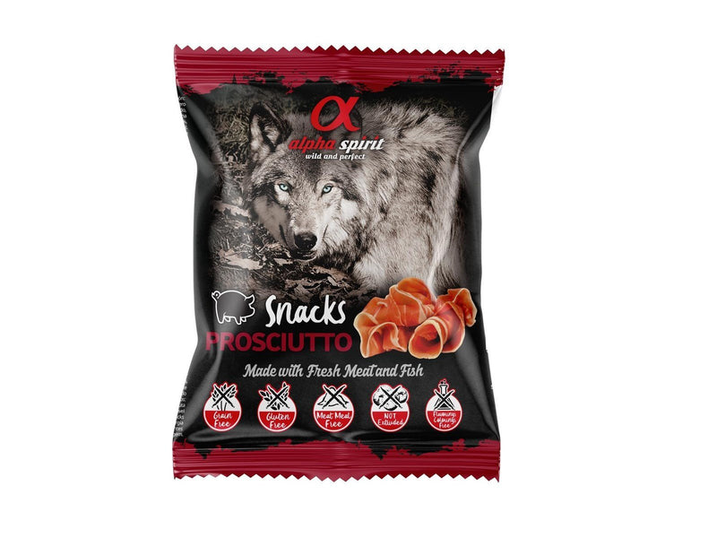 Alpha Spirit Dog Treats Prosciutto Ham 50g
