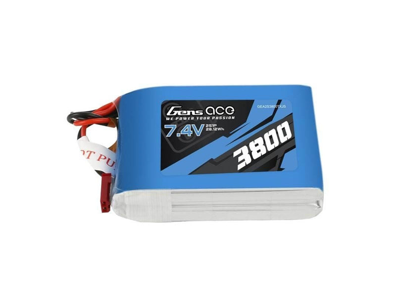 Gens ace &Tattu Battery 3800mAh 7.4V 1C 2S1P do Taranis Q X7