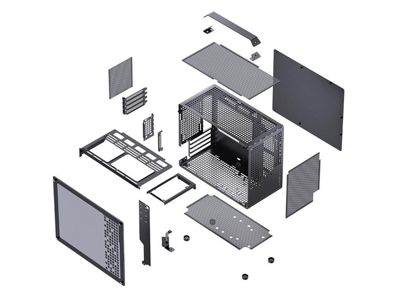 Jonsbo Z20 Black - Gehäuse - Minitower - Schwarz