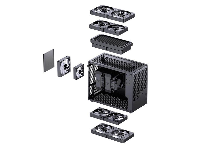 Jonsbo Z20 Black - Gehäuse - Minitower - Schwarz
