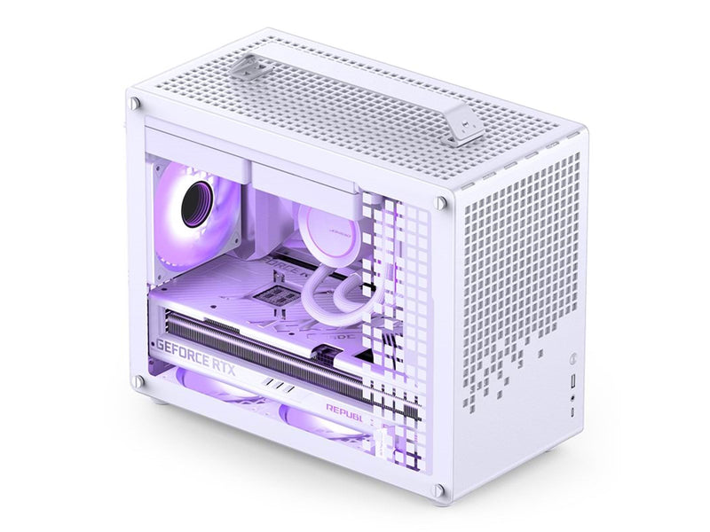Jonsbo Z20 Micro-ATX White - Gehäuse - Minitower - Weiß