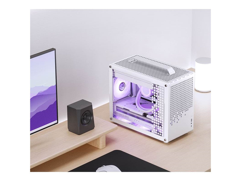 Jonsbo Z20 Micro-ATX White - Gehäuse - Minitower - Weiß