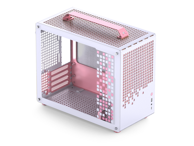 Jonsbo Z20 White/Pink - Gehäuse - Minitower - Weiß