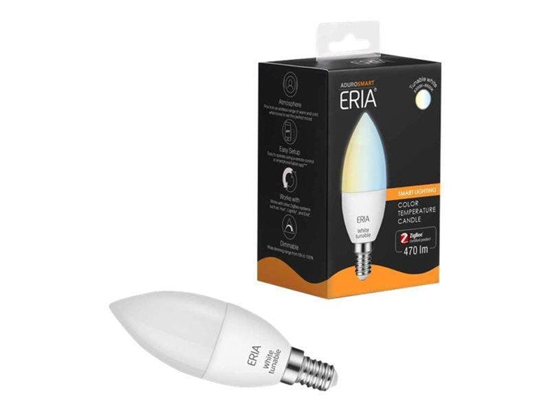 Adurosmart LED-Lampe E14 Justerbar Hvid Bulb 2200-6500k Zigbee E14