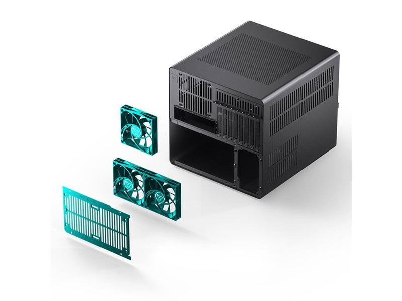 Jonsbo N5 Black - Gehäuse - Cube - Schwarz