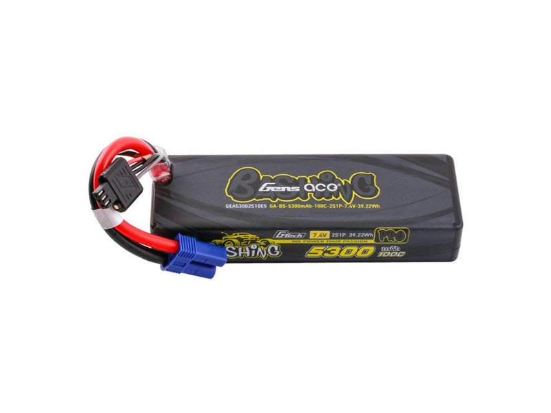 Gens ace &Tattu G-Tech 5300mAh 7.4V 100C 2S1P Lipo z EC5