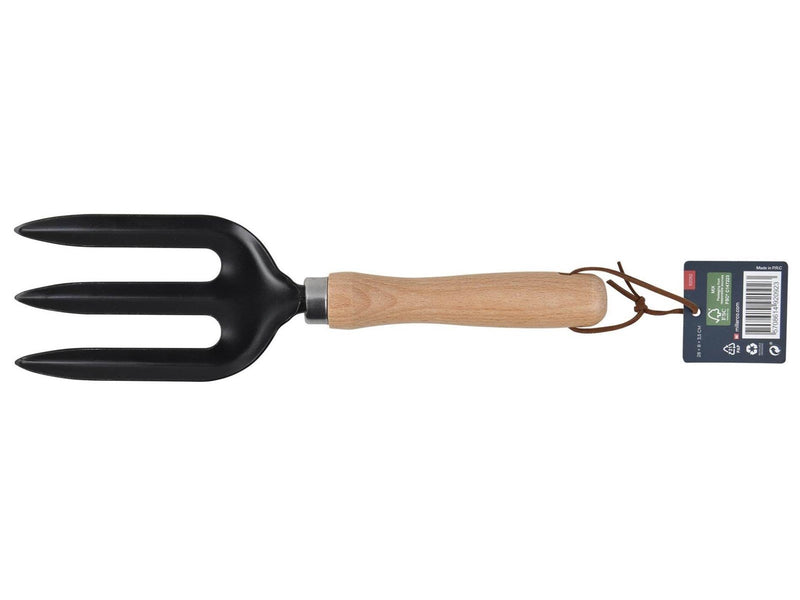 Homeit plant fork with wooden handle