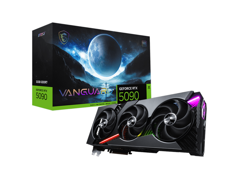 MSI GeForce RTX 5090 Vanguard SOC - 32GB GDDR7 RAM - Grafikkarte