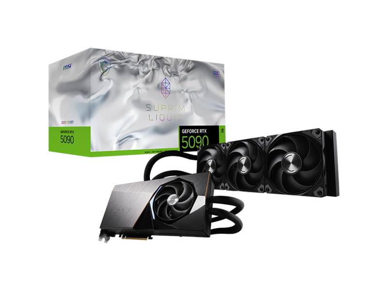 MSI GeForce RTX 5090 SUPRIM LIQUID SOC - 32GB GDDR7 RAM - Grafikkarte