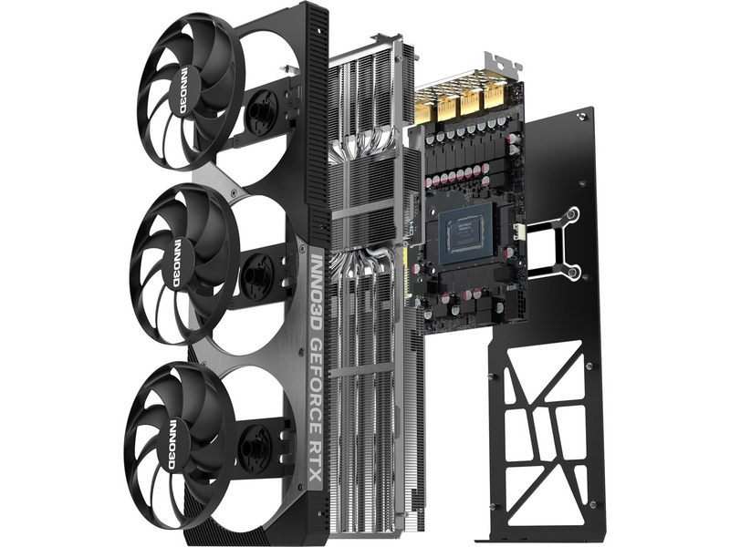 Inno3D GeForce RTX 5080 X3 OC - 16GB GDDR7 RAM - Grafikkarte