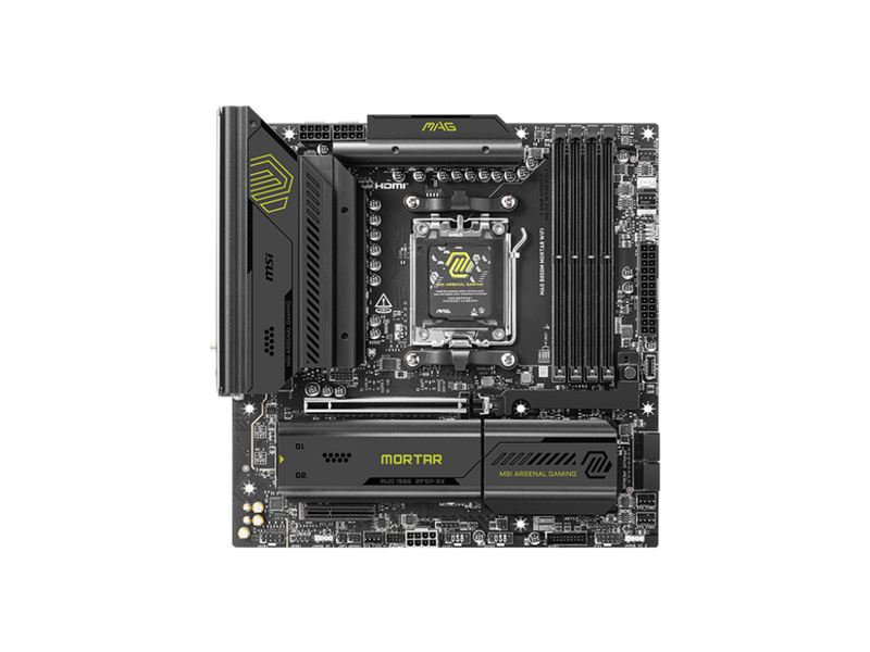 MSI MAG B850M MORTAR WIFI Mainboard - AMD B850 - AMD AM5 socket - DDR5 RAM - Micro-ATX