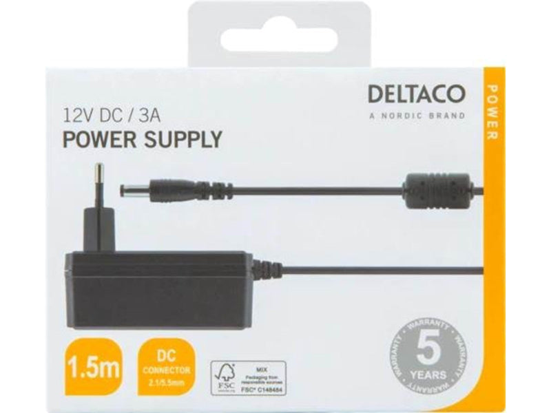 Deltaco PS12-30B Power Adapter/Inverter