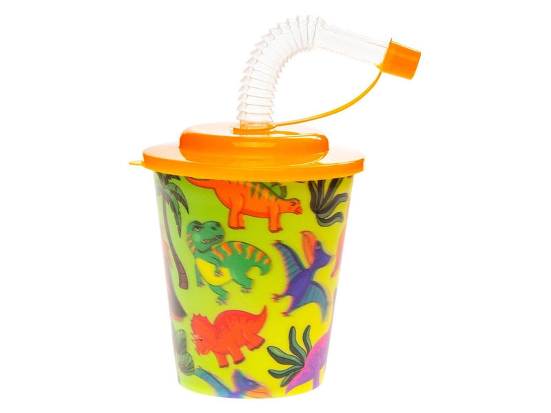 LG-Imports - Cup with Lid and Straw Dinosaur 12 pcs.