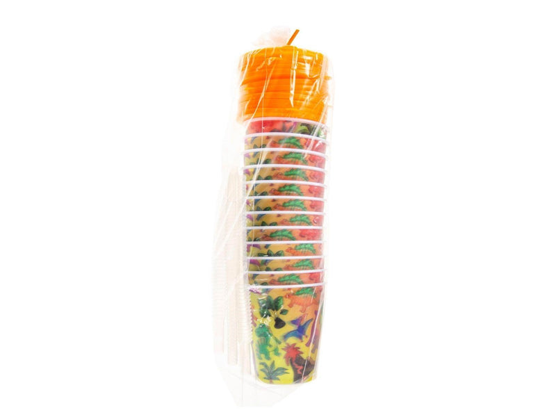 LG-Imports - Cup with Lid and Straw Dinosaur 12 pcs.