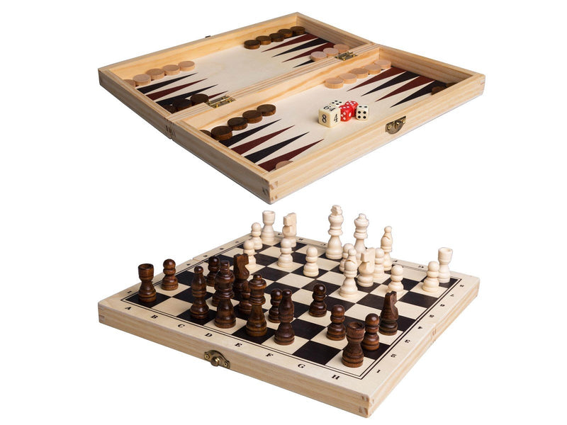 Clown Games - 3In1 Game Box Wood