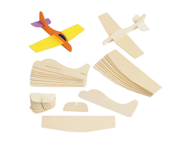 Colorations - Making Wooden Model Airplanes Set of 12