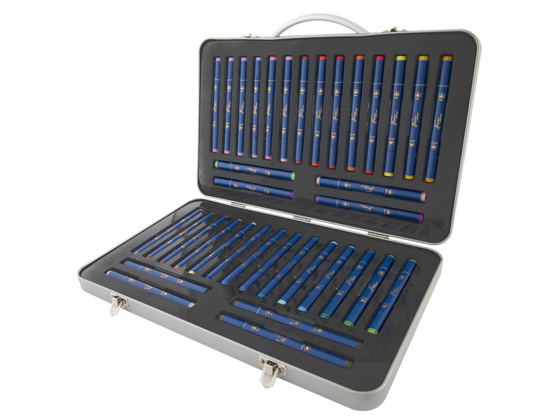 Nassau Round dual markers 36 pcs in metal box