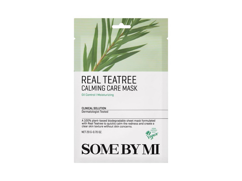 SOME BY MI - Real Teatree Calming Care Mask 1pcs