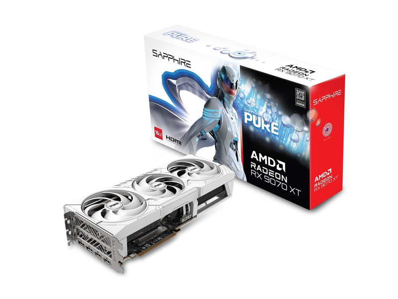 Sapphire Radeon RX 9070 XT Pure OC - 16GB GDDR6 RAM - Grafikkarte
