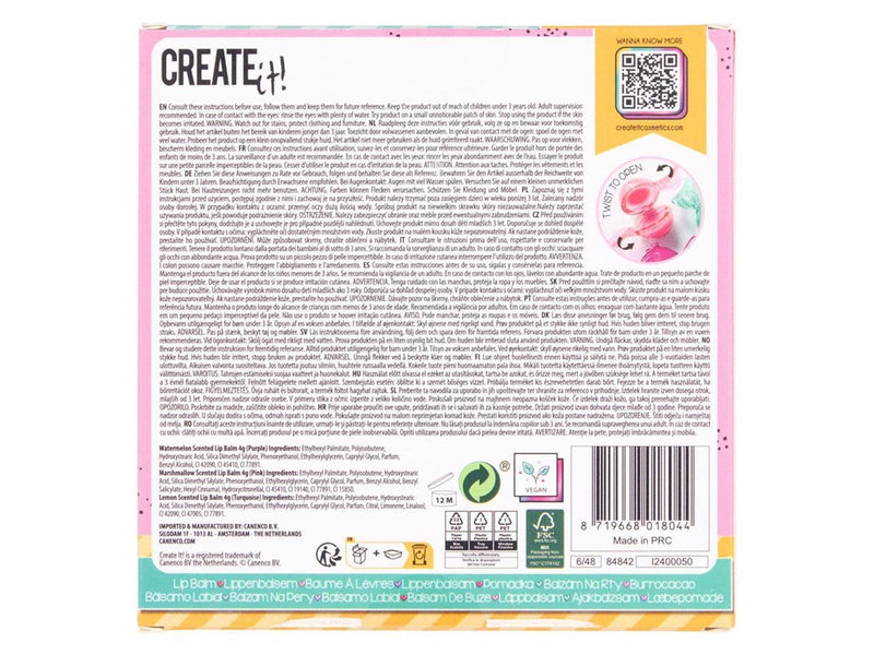 CREATE IT! - Candy Lip Balm Cool Box 3 pcs.
