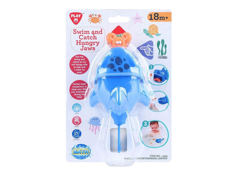 PLAY - Bath Toys Catch and Swim Hungry Shark 2pcs.