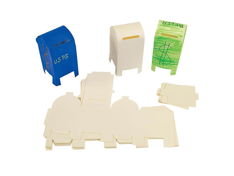 Colorations - Foldable Paper Mailbox Set of 20