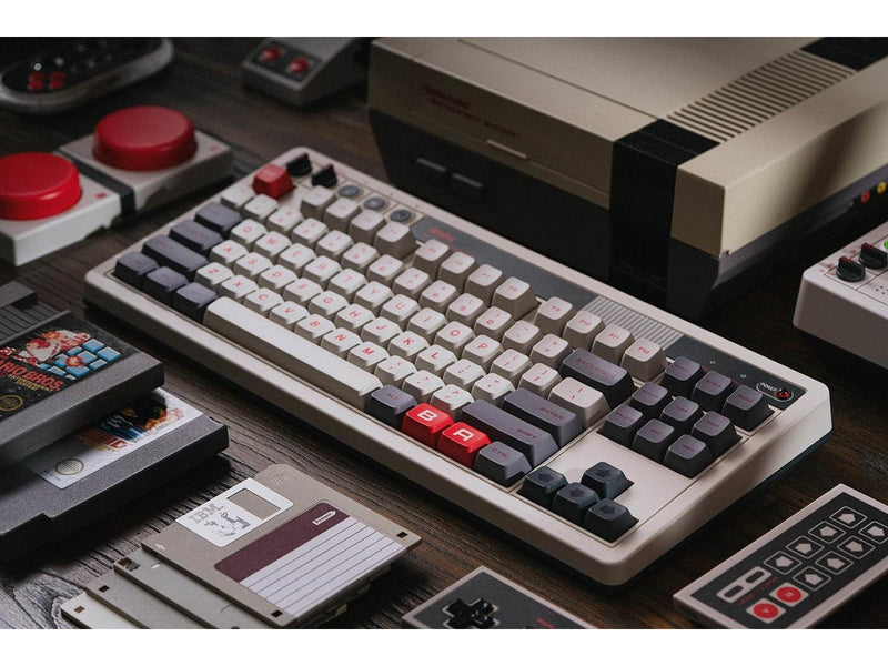 8BitDo Retro Mechanical Keyboard - N Edition ISO (QWERTZ) - Deutsch - Grau