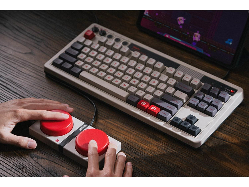 8BitDo Retro Mechanical Keyboard - N Edition ISO (QWERTZ) - Deutsch - Grau
