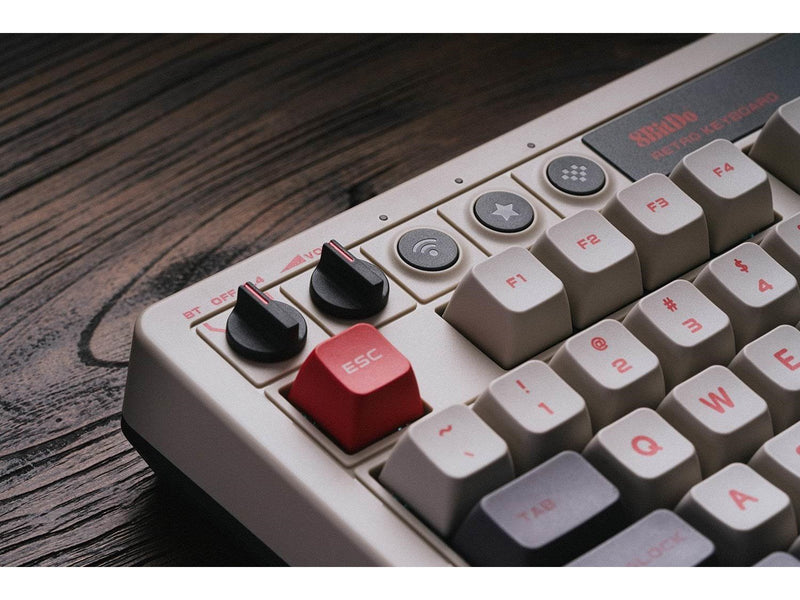8BitDo Retro Mechanical Keyboard - N Edition ISO (QWERTZ) - Deutsch - Grau