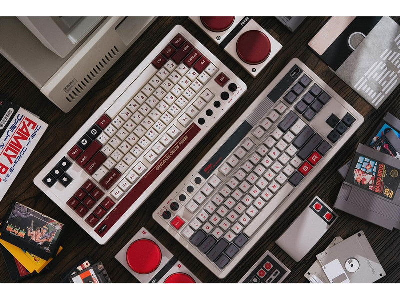 8BitDo Retro Mechanical Keyboard - N Edition ISO (QWERTZ) - Deutsch - Grau