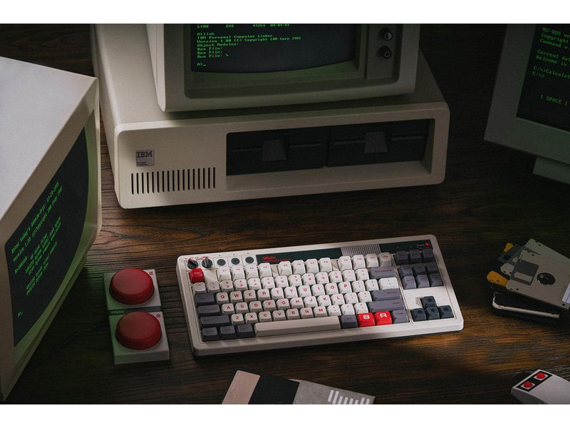 8BitDo Retro Mechanical Keyboard - N Edition ISO (QWERTZ) - Deutsch - Grau