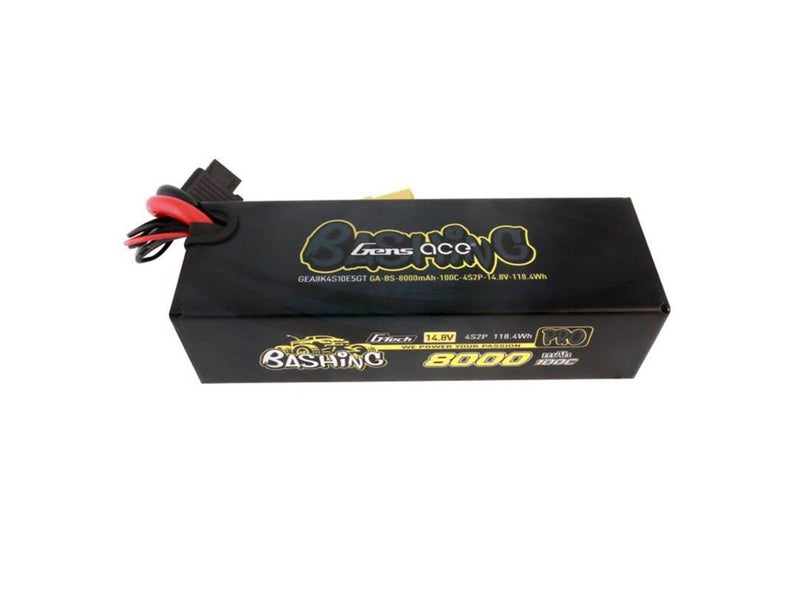 Gens ace &Tattu 8000mAh 14.8V 100C 4S2P Lipo Battery Pack