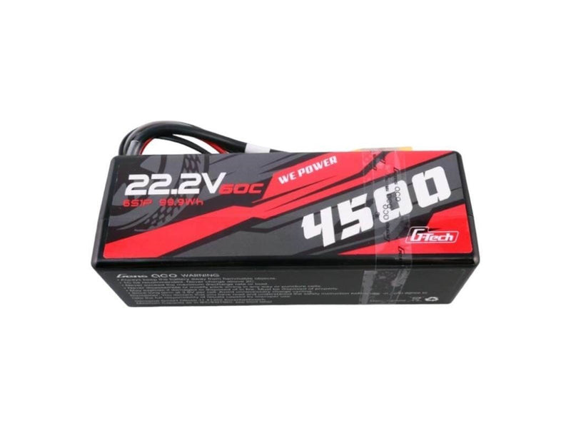 Gens ace &Tattu G-Tech 4500mAh 6S1P 22.2V 60C HardCase RC car Lipo Battery 14